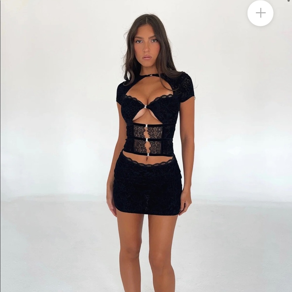 Outcast Cora Black Mini Dress